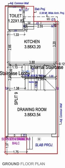  meet bunglows Floor Plan Lower Ground Floor Plan