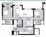 Upper Level Duplex Plan  the-greenfront-at-godrej-park-world Floor Plan Upper Level Duplex Plan
