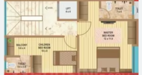 palm springs Floor Plan Ground Floor Plan
