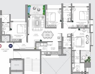 Floor Plan  palladio-balewadi-central Floor Plan Floor Plan