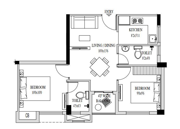  urban lakes phase ii Floor Plan Floor Plan