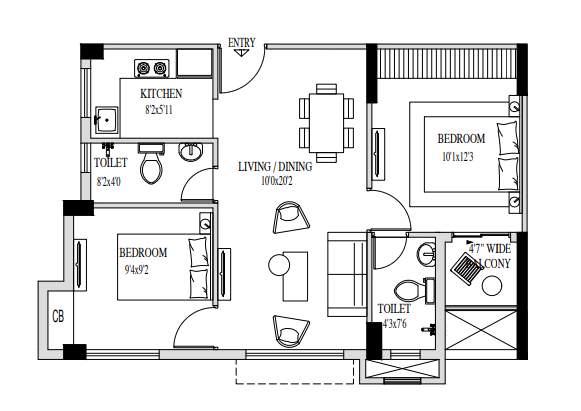  urban lakes phase ii Floor Plan Floor Plan