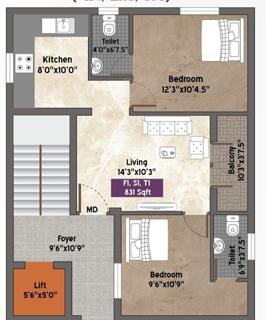  royal-paradise Floor Plan Floor Plan
