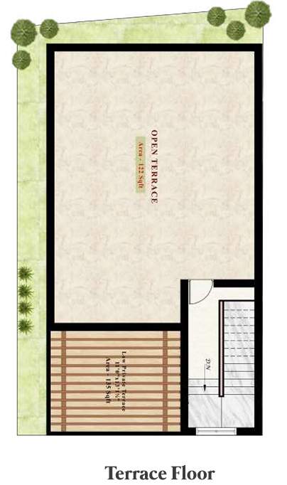  tanzanite villa Floor Plan Terrace Floor Plan