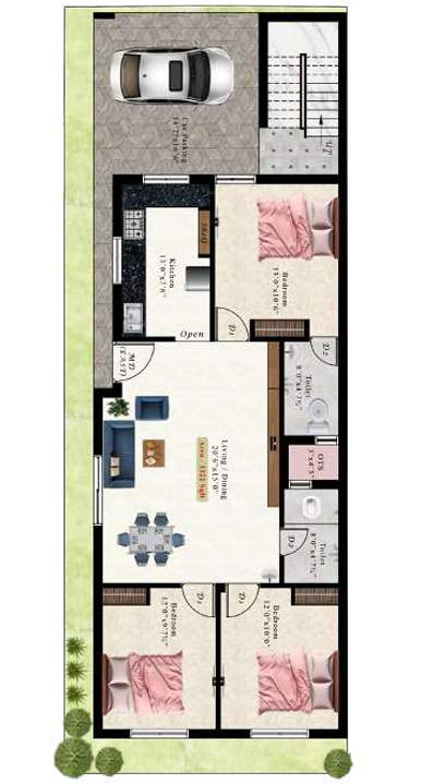  tanzanite villa Floor Plan Ground Floor Plan