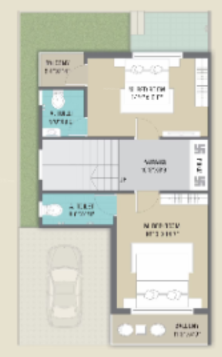  bungalow Floor Plan Upper Level Duplex Plan