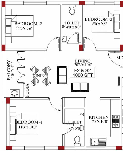  meena-vilasam Floor Plan Floor Plan