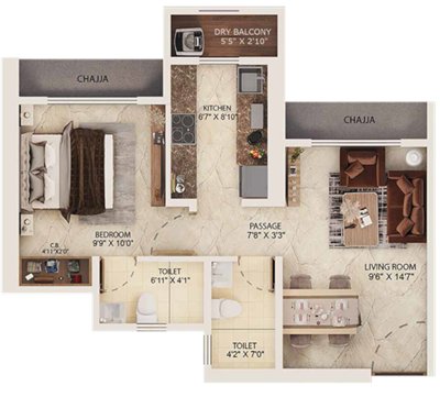  capital-of-thane Floor Plan Floor Plan