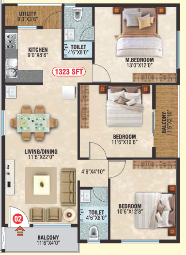  gold Floor Plan Floor Plan