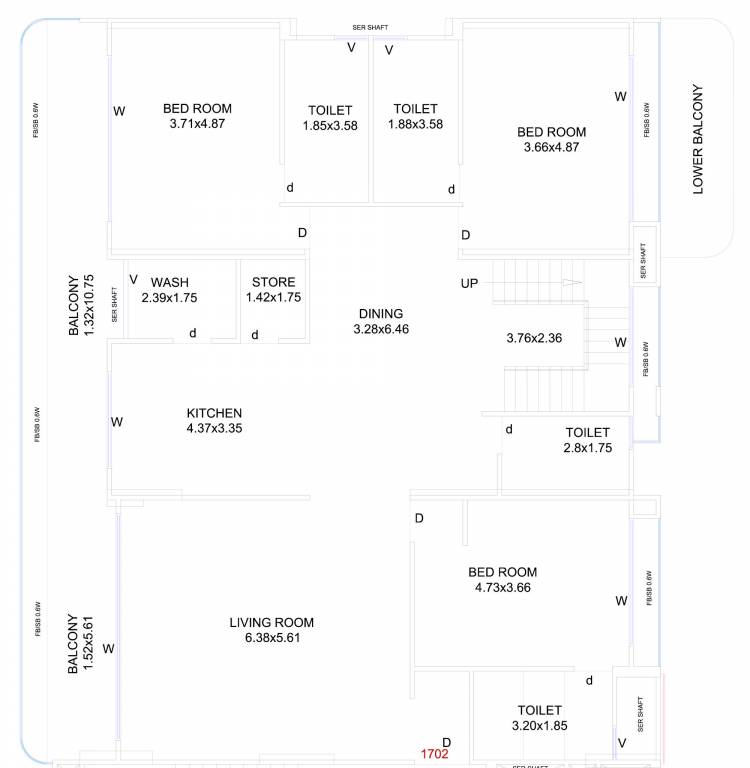 north shore Floor Plan Lower Level Penthouse Plan