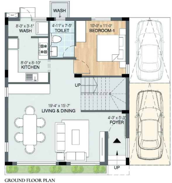  podigai Floor Plan Ground Floor Plan