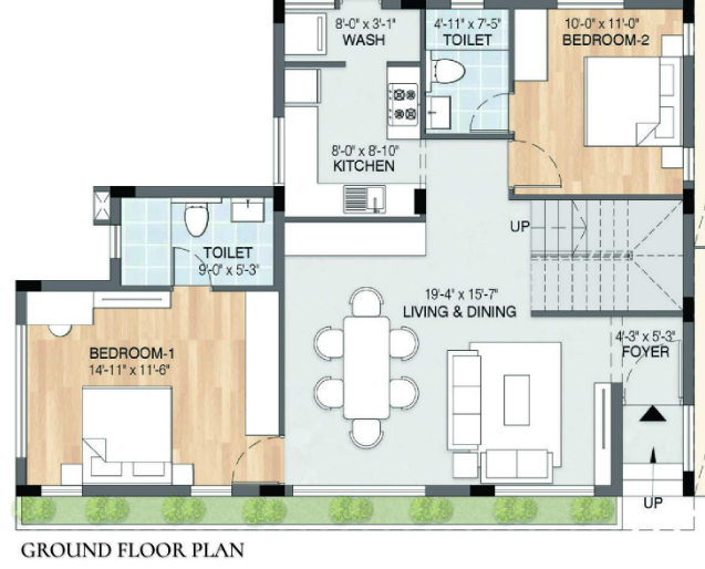  podigai Floor Plan Ground Floor Plan