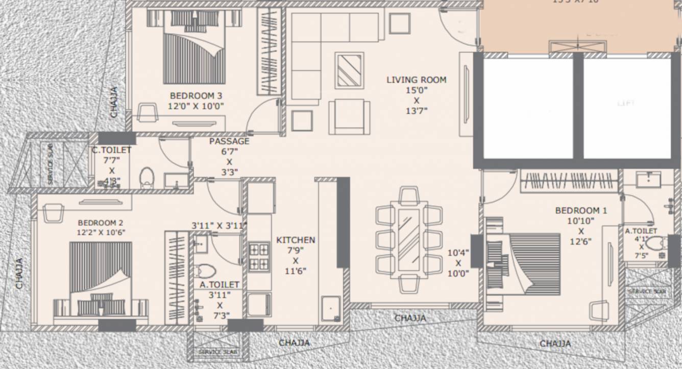 Floor Plan kailash residency Floor Plan Floor Plan
