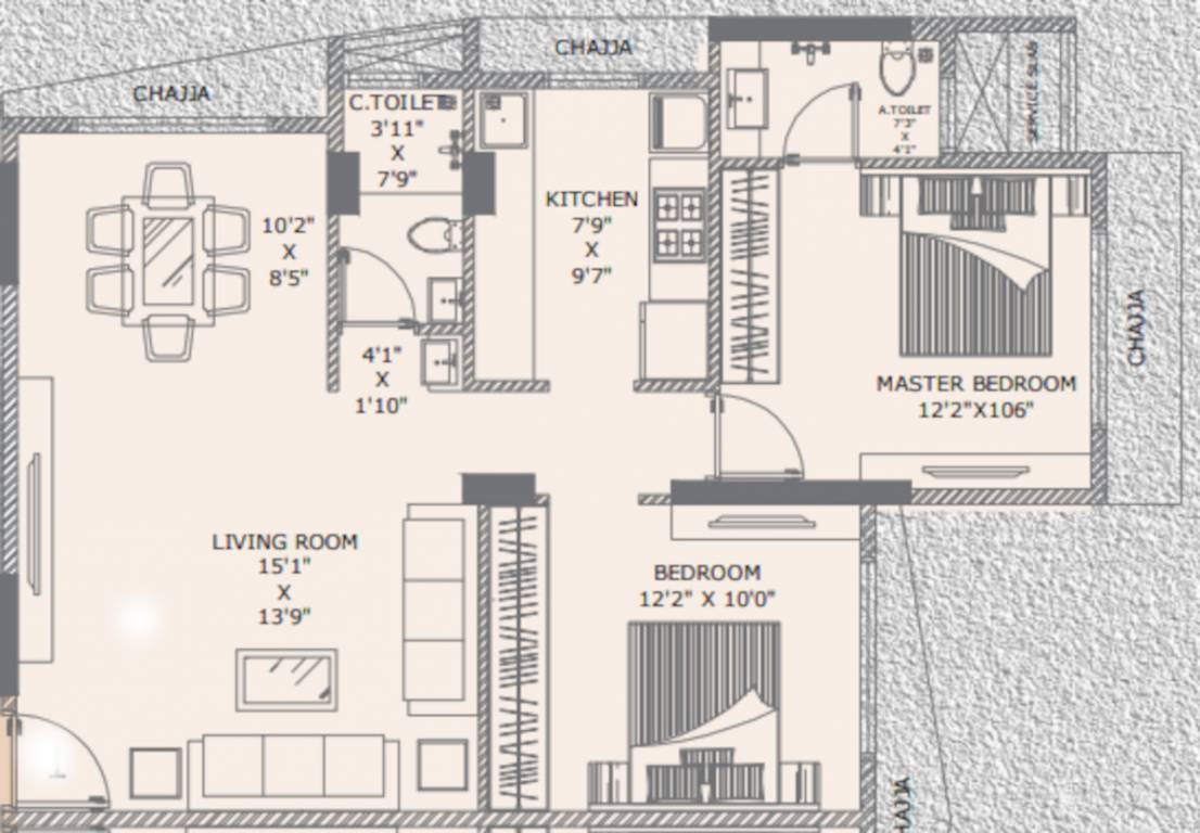  kailash residency Floor Plan Floor Plan