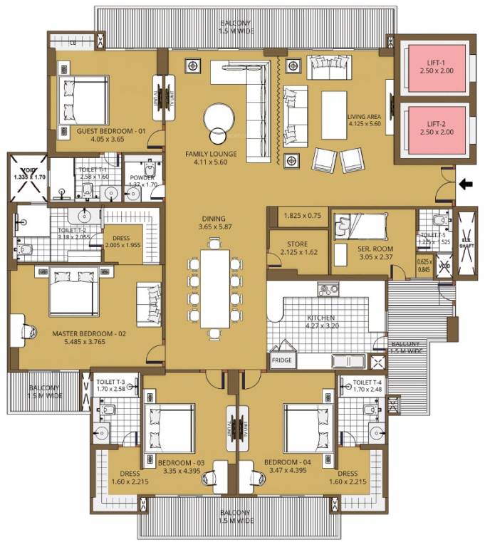 Floor Plan sunbliss plot no gh 1a 1 sector 22d yeida Floor Plan Floor Plan