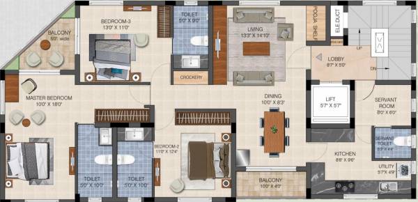 upscale Floor Plan Floor Plan