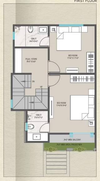  garden city Floor Plan First Floor Plan
