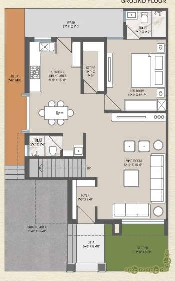 garden city Floor Plan Ground Floor Plan