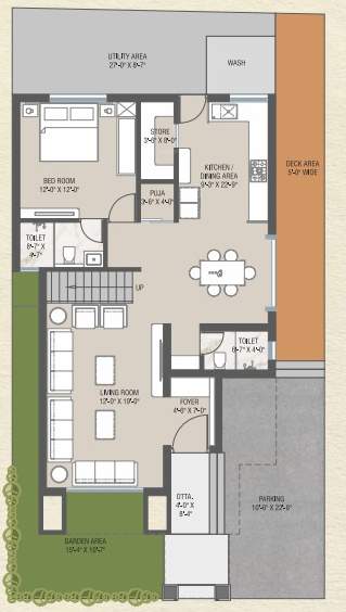  garden city Floor Plan Ground Floor Plan