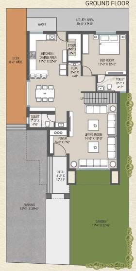  garden city Floor Plan Ground Floor Plan