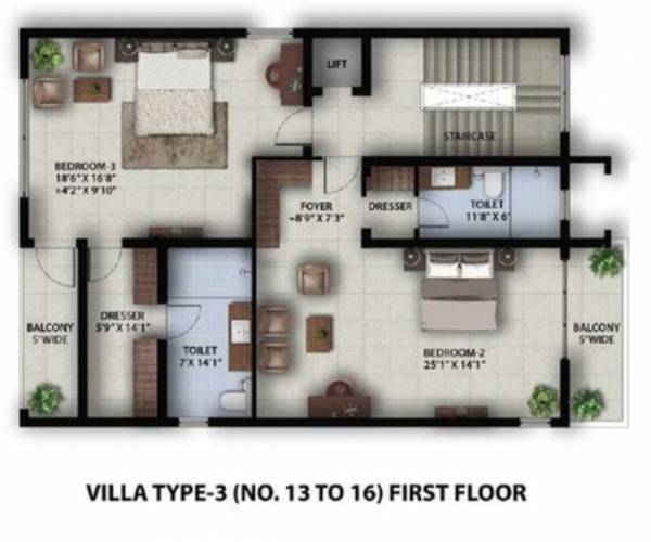  pilerne-villa Floor Plan First Floor Plan