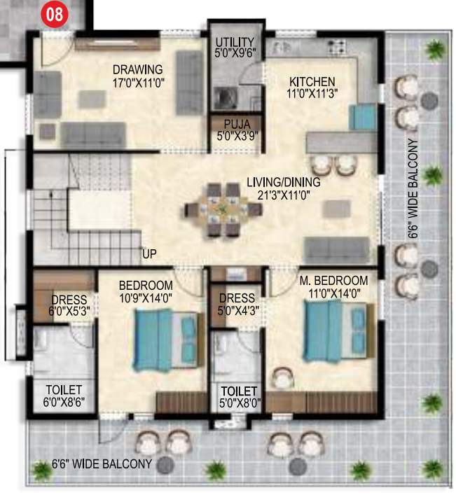  ivana Floor Plan Lower Level Duplex Plan