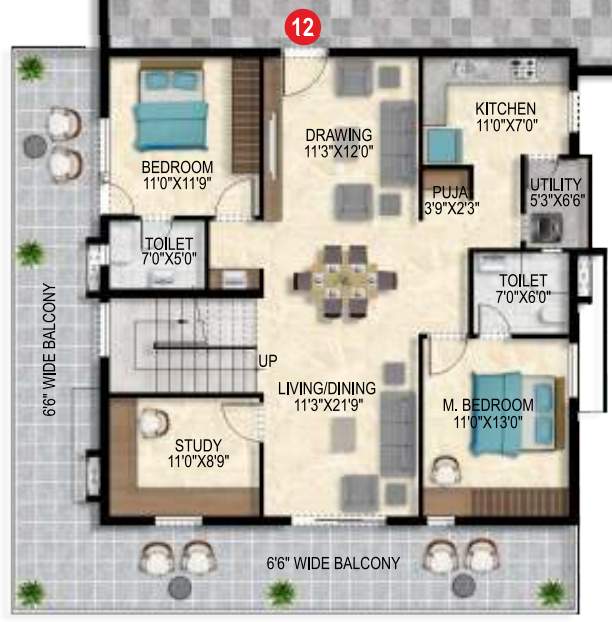  ivana Floor Plan Lower Level Duplex Plan