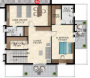 Upper Level Duplex Plan  ivana Floor Plan Upper Level Duplex Plan