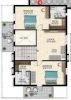 ivana Floor Plan Upper Level Duplex Plan