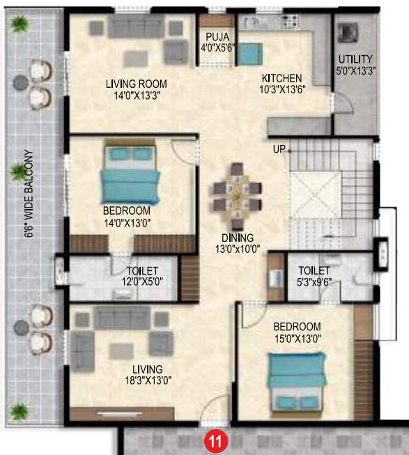  ivana Floor Plan Lower Level Duplex Plan