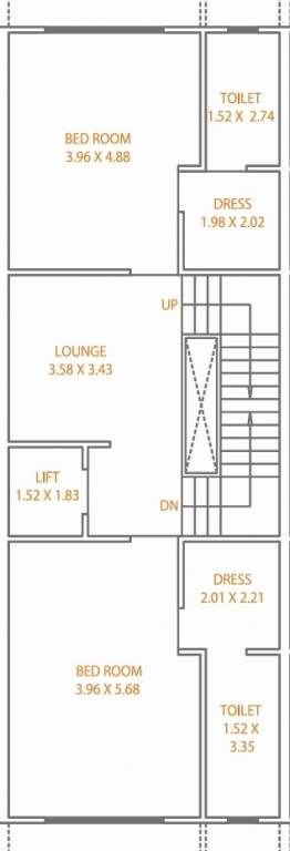  pearl 38 Floor Plan Second Floor Plan