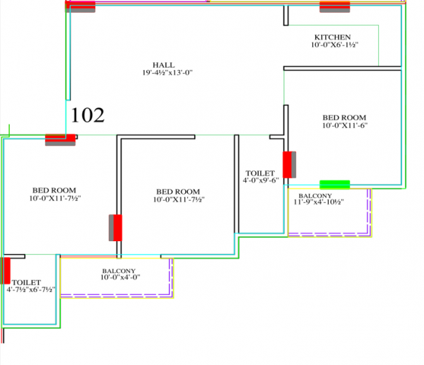  parth-silverline Floor Plan Floor Plan