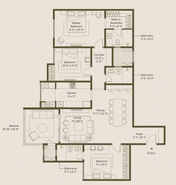  trees-and-tandem-tower-b Floor Plan Floor Plan