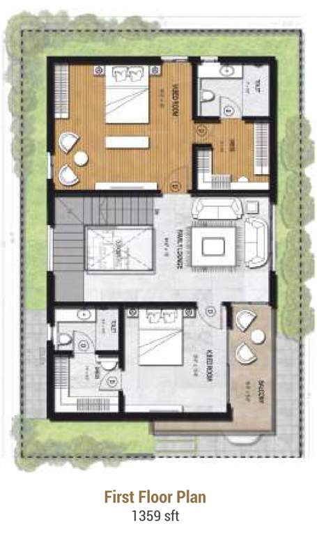  villa palazzo Floor Plan First Floor Plan