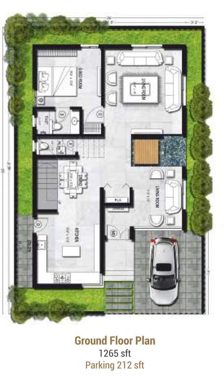  villa palazzo Floor Plan Ground Floor Plan