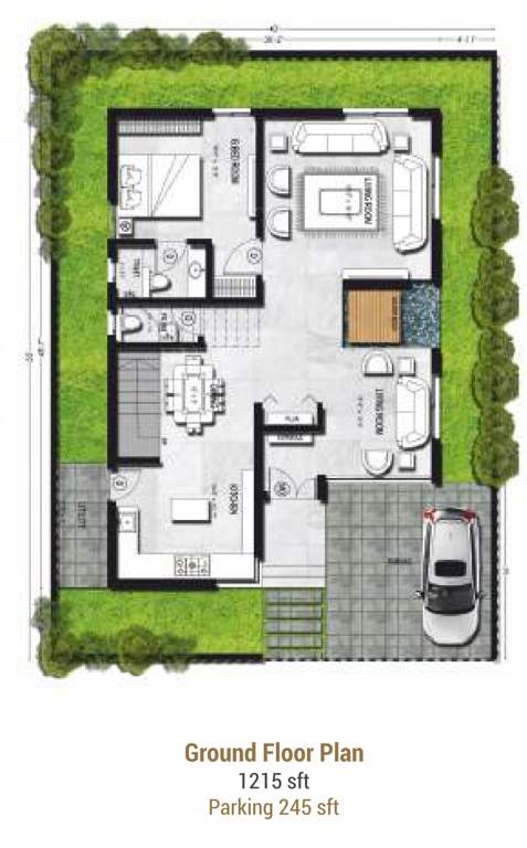  villa palazzo Floor Plan Ground Floor Plan