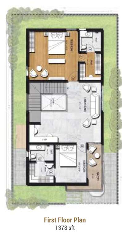  villa palazzo Floor Plan First Floor Plan