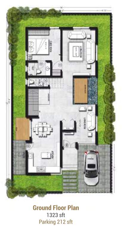  villa palazzo Floor Plan Ground Floor Plan