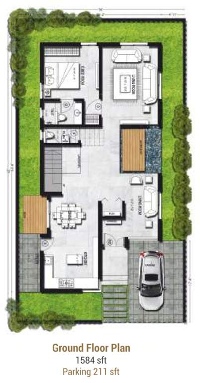  villa palazzo Floor Plan Ground Floor Plan