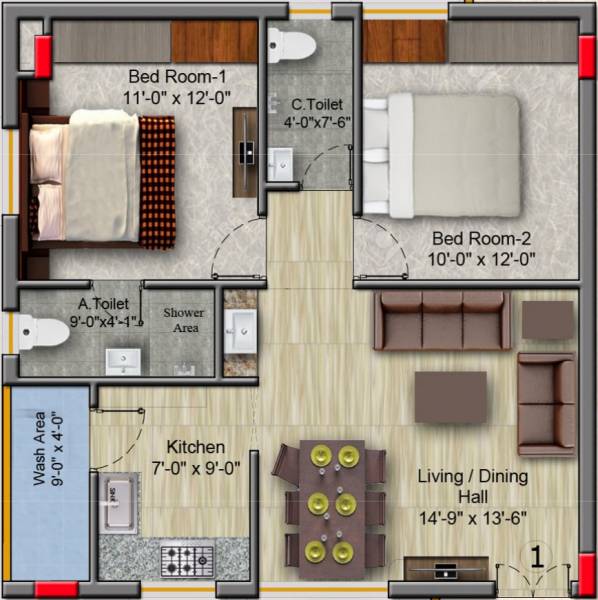  jewel-pride-residency Floor Plan Floor Plan