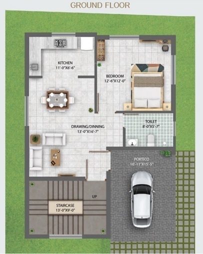 city Floor Plan Ground Floor Plan