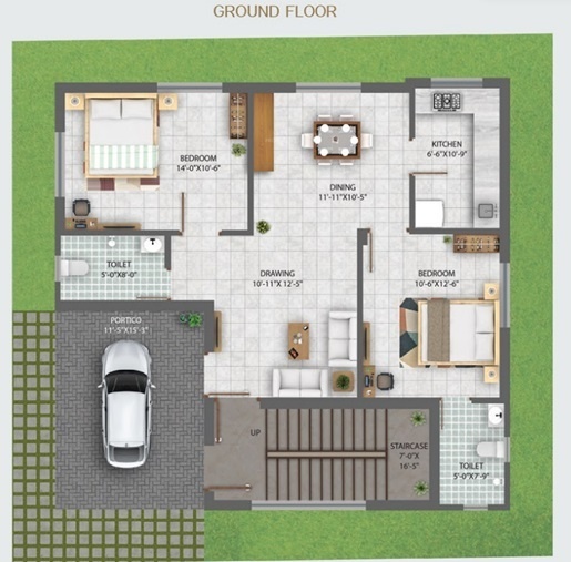 city Floor Plan Ground Floor Plan