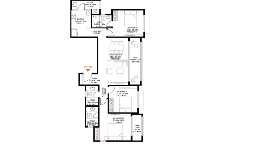 Floor Plan barca at godrej msr city Floor Plan Floor Plan