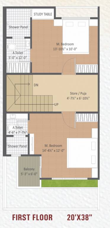  vrindavan dream villa Floor Plan First Floor Plan