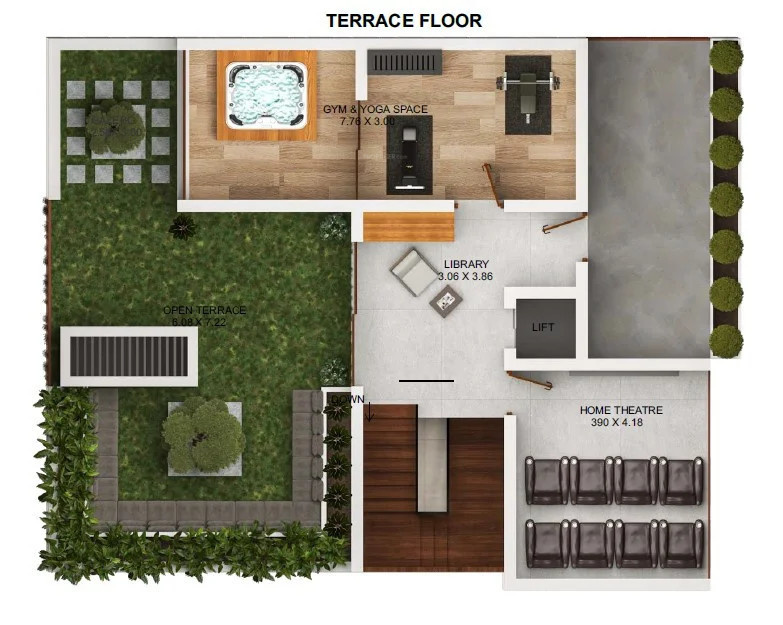  identity urban village Floor Plan Terrace Floor Plan