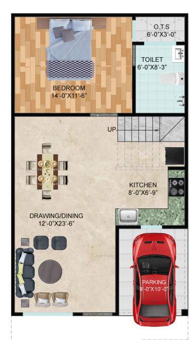  paradise homes Floor Plan Ground Floor Plan