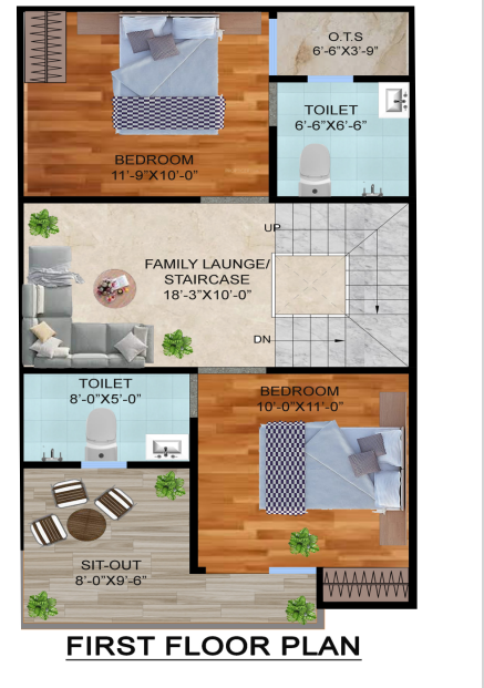 First Floor Plan arsh green villa 2 Floor Plan First Floor Plan