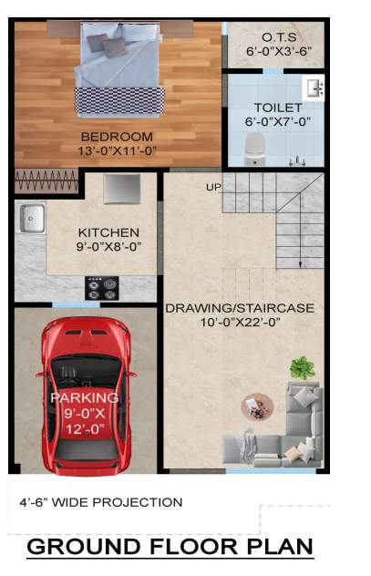  arsh green villa 2 Floor Plan Ground Floor Plan