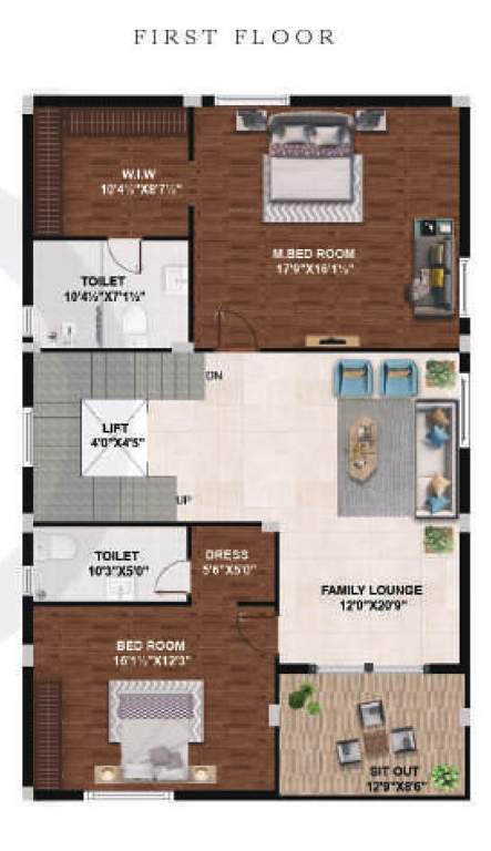  praveens eterno Floor Plan First Floor Plan