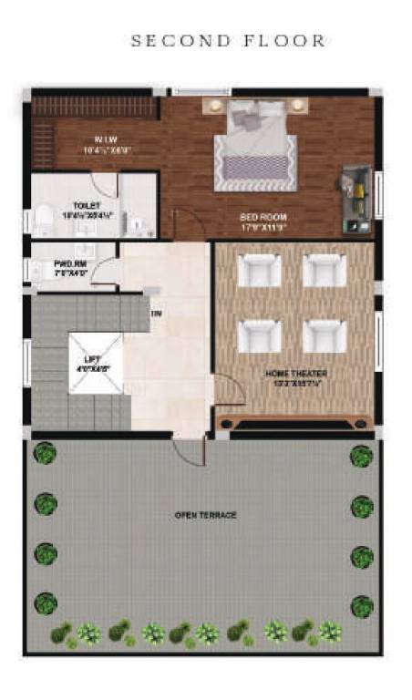 Second Floor Plan praveens eterno Floor Plan Second Floor Plan
